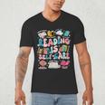 Reading Is Self-Care Book Lover Teacher Student Men Women Men's V-Neck T-Shirt Reading Is Self-Care Book Lover Teacher Student Men Women Men's V-Neck T-Shirt