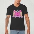 Reading Smut Is My Therapy Romance Book Reader Humor Men's V-Neck T-Shirt