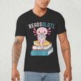 Reads Alotl Shirt Kids Readsolotl Read Axolotl Shirt Books Men's V-Neck T-Shirt