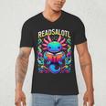 Readsalotl Axolotl Book Lovers Axolotls Men's V-Neck T-Shirt Readsalotl Axolotl Book Lovers Axolotls Men's V-Neck T-Shirt