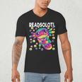 Readsolotl Cute Axolotl Book Lover Reading Women Girls Men's V-Neck T-Shirt Readsolotl Cute Axolotl Book Lover Reading Women Girls Men's V-Neck T-Shirt