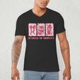Retro Coquette Bow All Booked For Valentines Book Lover Cute Men's V-Neck T-Shirt Retro Coquette Bow All Booked For Valentines Book Lover Cute Men's V-Neck T-Shirt