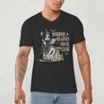 Retro Scary Horror Readers Book Club Spooky Halloween Men's V-Neck T-Shirt Retro Scary Horror Readers Book Club Spooky Halloween Men's V-Neck T-Shirt