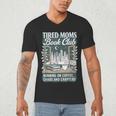 Retro Tired Moms Book Club Bookish Booktrovert Mother's Day Men's V-Neck T-Shirt Retro Tired Moms Book Club Bookish Booktrovert Mother's Day Men's V-Neck T-Shirt