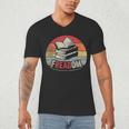 Retro Vintage FREADom Anti Ban Books Freedom To Read Men's V-Neck T-Shirt Retro Vintage FREADom Anti Ban Books Freedom To Read Men's V-Neck T-Shirt