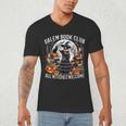 Salem Book Club Gothic Witch Vintage Halloween Art Men's V-Neck T-Shirt Salem Book Club Gothic Witch Vintage Halloween Art Men's V-Neck T-Shirt