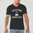I Like Sci-Fi Books And Maybe 3 People Men's V-Neck T-Shirt I Like Sci-Fi Books And Maybe 3 People Men's V-Neck T-Shirt