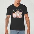 Smells Like Cowboy Romance Book Lover Men's V-Neck T-Shirt Smells Like Cowboy Romance Book Lover Men's V-Neck T-Shirt