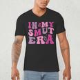 In My Smut Era Groovy Smut Book Reading Spicy Book Romance Men's V-Neck T-Shirt In My Smut Era Groovy Smut Book Reading Spicy Book Romance Men's V-Neck T-Shirt