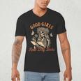Smut Reader Spicy Romance Good A Girls Read Dirty Books Men's V-Neck T-Shirt