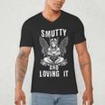 Smutty And Loving It Dark Fantasy Spicy Book Lover Men's V-Neck T-Shirt Smutty And Loving It Dark Fantasy Spicy Book Lover Men's V-Neck T-Shirt