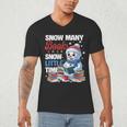Snowman Winter Snow So Many Books Christmas Snow Little Time Men's V-Neck T-Shirt Snowman Winter Snow So Many Books Christmas Snow Little Time Men's V-Neck T-Shirt
