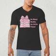 So Many Books Little Time Book Lover Teacher Librarian Men's V-Neck T-Shirt