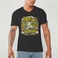 Softball Pitcher Best Traits Brave Retro Pop Comic Book Art Men's V-Neck T-Shirt Softball Pitcher Best Traits Brave Retro Pop Comic Book Art Men's V-Neck T-Shirt