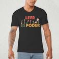 Spanish Reading Book Lover Teacher Maestra Leer Es Poder For Men Women Men's V-Neck T-Shirt