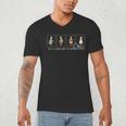 Stamp It's A Good Day To Read A Book Silly Goose Reading Men's V-Neck T-Shirt