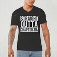 Straight Outta Chapter 39 Cute Book Lover Reader Men's V-Neck T-Shirt