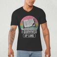 I Survived AP Lang Retro Book Graphic Men's V-Neck T-Shirt I Survived AP Lang Retro Book Graphic Men's V-Neck T-Shirt