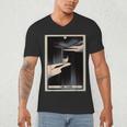 Tarot Cards Guide Book Esoteric Mysticism Clothing The Fool Tarot Card -Adults & Kids Small Short Sleeve Crew Neck Classic Fit Men's V-Neck T-Shirt