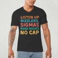 Teacher English Read Books Listen Up Rizzlers Men's V-Neck T-Shirt