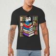 Teacher Librarian Kawaii Penguin Book Lover Penguin Men's V-Neck T-Shirt
