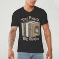 Tiny Portals Big Stories Book Nook Fantasy Gateway Men's V-Neck T-Shirt