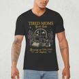 Tired Moms Book Club Coffee Chaos Chapters Men's V-Neck T-Shirt