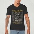 Tired Moms Book Club Running On Coffee Chaos And Chapters Men's V-Neck T-Shirt Tired Moms Book Club Running On Coffee Chaos And Chapters Men's V-Neck T-Shirt