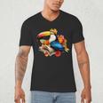 Toucan Reading Book Men's V-Neck T-Shirt