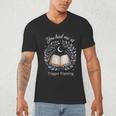 You Had Me At Trigger Warning Dark Romance Skeleton Book Men's V-Neck T-Shirt You Had Me At Trigger Warning Dark Romance Skeleton Book Men's V-Neck T-Shirt