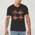 Turkey Reading Books Shirt Thanksgiving Turkey Bookworm Men's V-Neck T-Shirt Turkey Reading Books Shirt Thanksgiving Turkey Bookworm Men's V-Neck T-Shirt