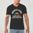 Unearth a Story 2026 Summer Reading Program Tree Book Men's V-Neck T-Shirt Unearth a Story 2026 Summer Reading Program Tree Book Men's V-Neck T-Shirt
