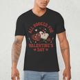 Valentines All Booked For Valentines Book Lover Girl Teacher Men's V-Neck T-Shirt Valentines All Booked For Valentines Book Lover Girl Teacher Men's V-Neck T-Shirt