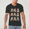 Vampire Reading Books Halloween Cute Teens Kids Men's V-Neck T-Shirt