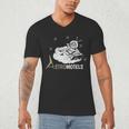Vintage Hotel Matchbook Astro Motels 50s Retro Spaceman Men's V-Neck T-Shirt