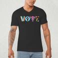 Vote Reproductive Right BLM Political Activism Lgbtq Book Men's V-Neck T-Shirt Vote Reproductive Right BLM Political Activism Lgbtq Book Men's V-Neck T-Shirt
