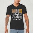 Wild About Reading Book Lover Bookworm Library Day Men's V-Neck T-Shirt Wild About Reading Book Lover Bookworm Library Day Men's V-Neck T-Shirt