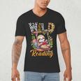 Wild About Reading Books Reader Lover Funny Teacher Animals For Men Women Kids Men's V-Neck T-Shirt Wild About Reading Books Reader Lover Funny Teacher Animals For Men Women Kids Men's V-Neck T-Shirt
