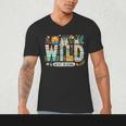 Wild About Reading Bookworm Book Reader Zoo Animals Men's V-Neck T-Shirt Wild About Reading Bookworm Book Reader Zoo Animals Men's V-Neck T-Shirt