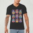 Witches Reading Books Halloween Cute Teens Kids Men's V-Neck T-Shirt