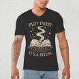 Witchy Book Club Pagan Reader Occult Fiction Coven Ritual Men's V-Neck T-Shirt Witchy Book Club Pagan Reader Occult Fiction Coven Ritual Men's V-Neck T-Shirt
