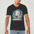 Women's Readsolotl Kawaii Axolotl Reading Book Lover Men's V-Neck T-Shirt Women's Readsolotl Kawaii Axolotl Reading Book Lover Men's V-Neck T-Shirt