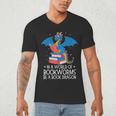 In A World Full Of Bookworms Be A Book Dragon Reading Men's V-Neck T-Shirt