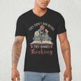 They Didn't Ban Books They Banned Thinking Men's V-Neck T-Shirt They Didn't Ban Books They Banned Thinking Men's V-Neck T-Shirt