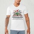 Abibliophobia Noun The Fear Of Running Out Of Books To Read Men's V-Neck T-Shirt