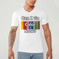 Adult Coloring Book Can I Go Color Now Women Men Adults Premium Tri-Blend Men's V-Neck T-Shirt Adult Coloring Book Can I Go Color Now Women Men Adults Premium Tri-Blend Men's V-Neck T-Shirt