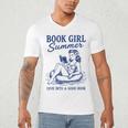 Book Girl Summer Men's V-Neck T-Shirt