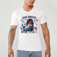 Book Lover Graphic Tee Book Hangover Premium Tri-Blend Men's V-Neck T-Shirt