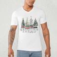 My Book Preference Has Me On The Naughty List Christmas Tree Men's V-Neck T-Shirt My Book Preference Has Me On The Naughty List Christmas Tree Men's V-Neck T-Shirt