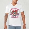 All Booked For Valentines Book Lover Teachers Men's V-Neck T-Shirt All Booked For Valentines Book Lover Teachers Men's V-Neck T-Shirt